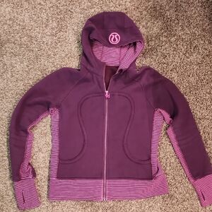 Lululemon athletica Purple and Pink Women's Hoodie